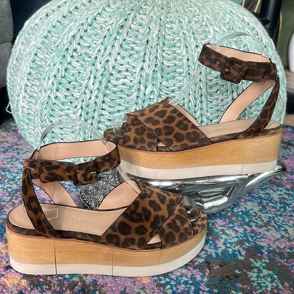 🐆Veronica Beard Wynie Platform Sandals🐆 - Picture 2 of 14